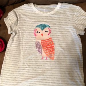 Cute T with owl